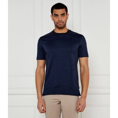 Boss BLACK T-shirt H-Thompson 432 Regular Fit mercerised granatowy XXL Boss BLACK T-shirt H-Thompson 432 Regular Fit mercerised granatowy XXL