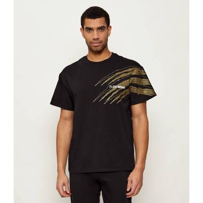 Plein Sport T-shirt Scratch Regular Fit czarny XXL Plein Sport T-shirt Scratch Regular Fit czarny XXL