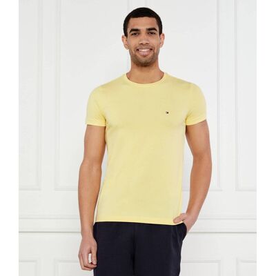 Tommy Hilfiger T-shirt Slim Fit stretch żółty XXL Tommy Hilfiger T-shirt Slim Fit stretch żółty XXL