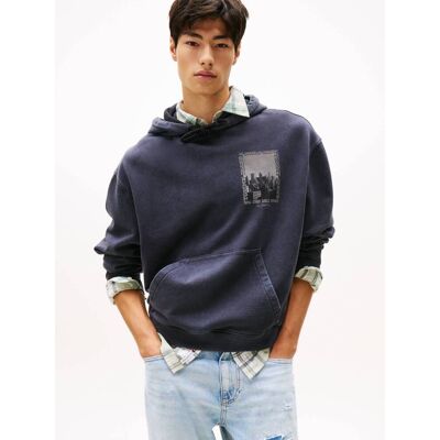 Tommy Jeans Bluza 90S Regular Fit granatowy M Tommy Jeans Bluza 90S Regular Fit granatowy M