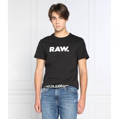 G- Star Raw T-shirt Holorn Regular Fit czarny S G- Star Raw T-shirt Holorn Regular Fit czarny S