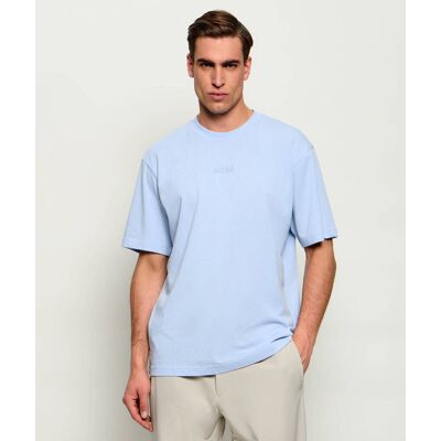 Boss GREEN T-shirt Tee 10 Oversize fit niebieski L Boss GREEN T-shirt Tee 10 Oversize fit niebieski L
