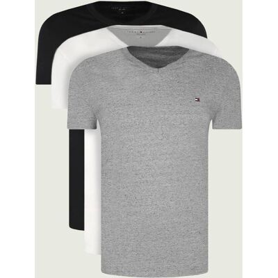 Tommy Hilfiger T-shirt 3-pack Regular Fit szary XL Tommy Hilfiger T-shirt 3-pack Regular Fit szary XL
