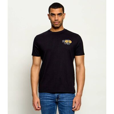 Guess T-shirt VACATION Regular Fit czarny L Guess T-shirt VACATION Regular Fit czarny L