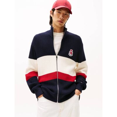 Tommy Hilfiger Sweter Loose fit granatowy L Tommy Hilfiger Sweter Loose fit granatowy L