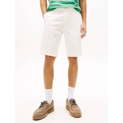 Tommy Jeans Szorty chino Scanton Slim Fit ecru 34 Tommy Jeans Szorty chino Scanton Slim Fit ecru 34
