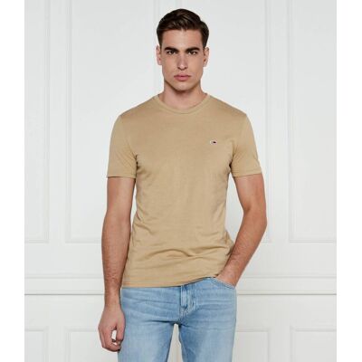 Tommy Jeans T-shirt Extra slim fit brązowy XXL Tommy Jeans T-shirt Extra slim fit brązowy XXL