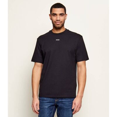 HUGO T-shirt Dapolino Regular Fit czarny XS HUGO T-shirt Dapolino Regular Fit czarny XS