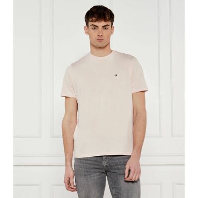 Calvin Klein Jeans T-shirt Regular Fit pudrowy róż M Calvin Klein Jeans T-shirt Regular Fit pudrowy róż M