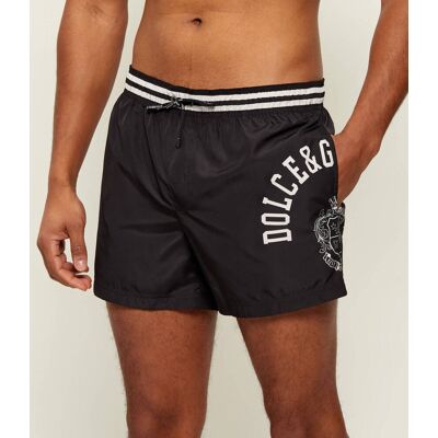 Dolce & Gabbana Szorty kąpielowe Regular Fit czarny XL Dolce & Gabbana Szorty kąpielowe Regular Fit czarny XL