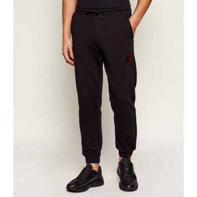 HUGO Spodnie dresowe Danopan Relaxed fit czarny L HUGO Spodnie dresowe Danopan Relaxed fit czarny L
