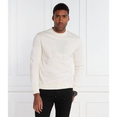 Karl Lagerfeld Bluza Regular Fit biały XXL Karl Lagerfeld Bluza Regular Fit biały XXL