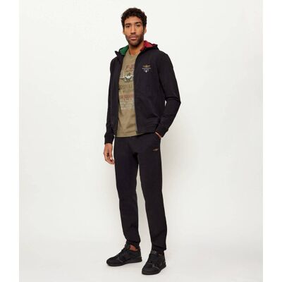 Aeronautica Militare Dres Regular Fit czarny M Aeronautica Militare Dres Regular Fit czarny M