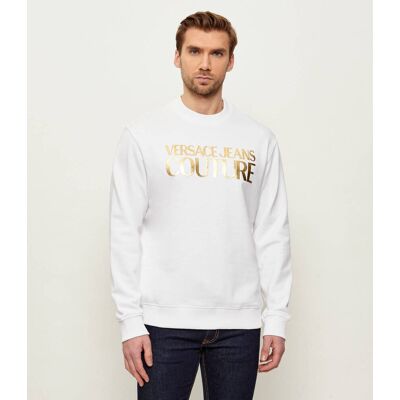 Versace Jeans Couture Bluza Regular Fit biały M Versace Jeans Couture Bluza Regular Fit biały M