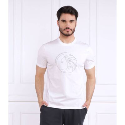 Giorgio Armani Exchange T-shirt Regular Fit biały XXL Giorgio Armani Exchange T-shirt Regular Fit biały XXL