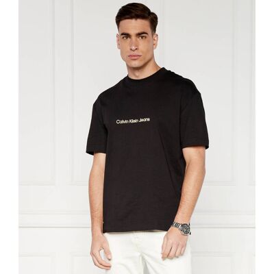 Calvin Klein Jeans T-shirt LOGO TEE Regular Fit czarny L Calvin Klein Jeans T-shirt LOGO TEE Regular Fit czarny L
