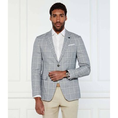 Joop! Marynarka Hogiz Slim Fit z dodatkiem lnu niebieski 54 Joop! Marynarka Hogiz Slim Fit z dodatkiem lnu niebieski 54
