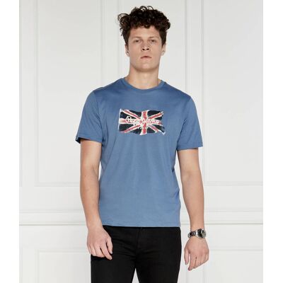 Pepe Jeans London T-shirt CLAG Regular Fit niebieski M Pepe Jeans London T-shirt CLAG Regular Fit niebieski M