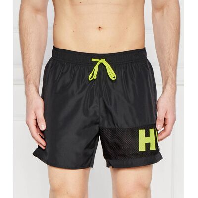 Hugo Bodywear Szorty kąpielowe + ręcznik + plecak CRUISE Regular Fit czarny XL Hugo Bodywear Szorty kąpielowe + ręcznik + plecak CRUISE Regular Fit czarny XL