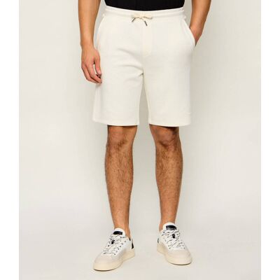 Karl Lagerfeld Szorty Loose fit kremowy S Karl Lagerfeld Szorty Loose fit kremowy S