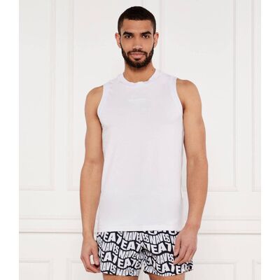 Karl Lagerfeld Tank top Slim Fit biały S Karl Lagerfeld Tank top Slim Fit biały S