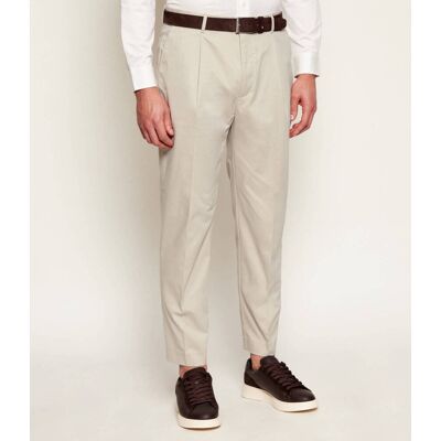 Calvin Klein Spodnie chino Tapered fit beżowy 31/32 Calvin Klein Spodnie chino Tapered fit beżowy 31/32