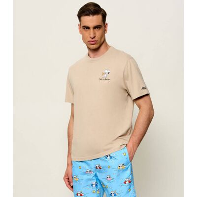 ST.Barth T-shirt Portofino St. Barth x Peanuts Classic fit beżowy S ST.Barth T-shirt Portofino St. Barth x Peanuts Classic fit beżowy S