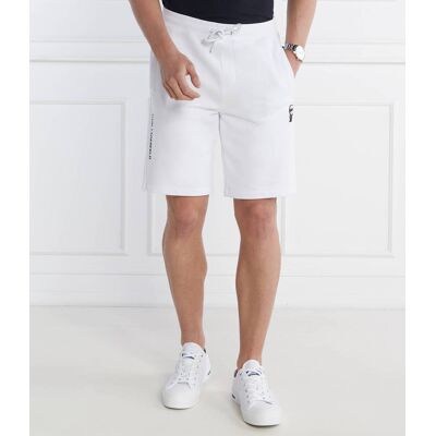 Karl Lagerfeld Szorty Sweat Regular Fit biały XL Karl Lagerfeld Szorty Sweat Regular Fit biały XL