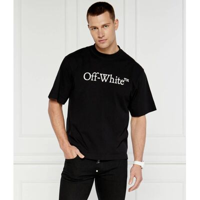 OFF-WHITE T-shirt Loose fit czarny L OFF-WHITE T-shirt Loose fit czarny L