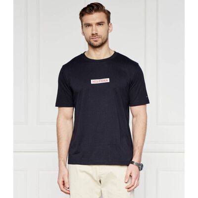 Tommy Hilfiger T-shirt Regular Fit granatowy XL Tommy Hilfiger T-shirt Regular Fit granatowy XL