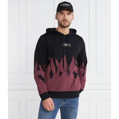 Iceberg Bluza Regular Fit czarny L Iceberg Bluza Regular Fit czarny L