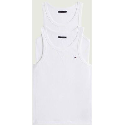 Tommy Hilfiger Tank top 2-pack TH x F.C. Liverpool Slim Fit biały XL Tommy Hilfiger Tank top 2-pack TH x F.C. Liverpool Slim Fit biały XL