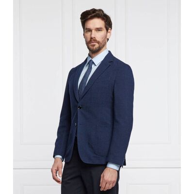 Boss BLACK Wełniana marynarka Hanry Slim Fit granatowy 48 Boss BLACK Wełniana marynarka Hanry Slim Fit granatowy 48