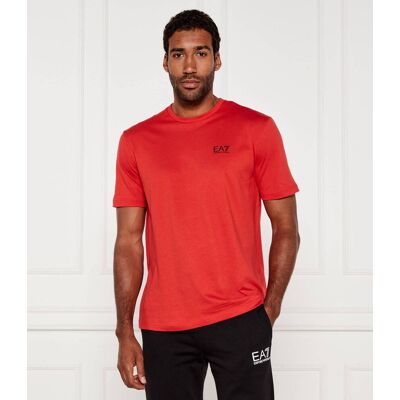 EA7 T-shirt Regular Fit czerwony XL EA7 T-shirt Regular Fit czerwony XL