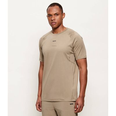 Boss GREEN T-shirt Active 1 Slim Fit stretch beżowy XXXL Boss GREEN T-shirt Active 1 Slim Fit stretch beżowy XXXL