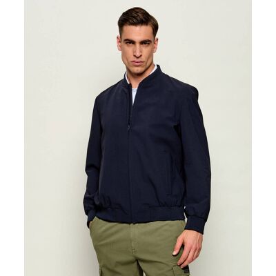 Hechter Paris Kurtka bomber Modern fit granatowy 54 Hechter Paris Kurtka bomber Modern fit granatowy 54
