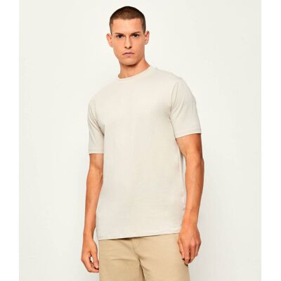 Karl Lagerfeld T-shirt Regular Fit beżowy XXXL Karl Lagerfeld T-shirt Regular Fit beżowy XXXL