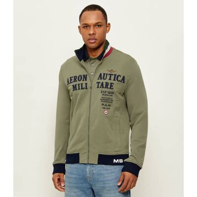 Aeronautica Militare Bluza Regular Fit oliwkowy XXL Aeronautica Militare Bluza Regular Fit oliwkowy XXL