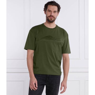 Boss GREEN T-shirt Tee Titanium Regular Fit khaki L Boss GREEN T-shirt Tee Titanium Regular Fit khaki L
