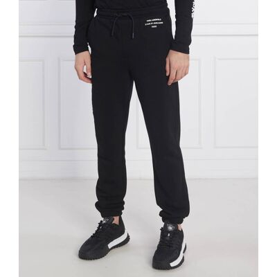 Karl Lagerfeld Spodnie dresowe Regular Fit czarny L Karl Lagerfeld Spodnie dresowe Regular Fit czarny L