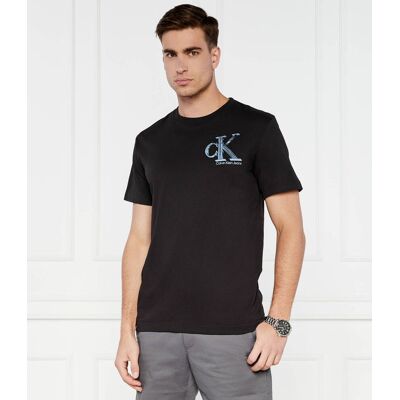 Calvin Klein Jeans T-shirt Monogram Regular Fit czarny L Calvin Klein Jeans T-shirt Monogram Regular Fit czarny L