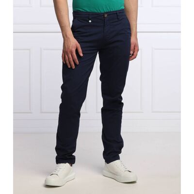 La Martina Spodnie chino Slim Fit granatowy 38 La Martina Spodnie chino Slim Fit granatowy 38
