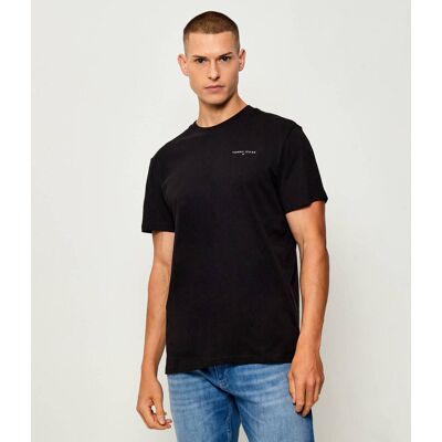 Tommy Jeans T-shirt Slim Fit czarny XXXL Tommy Jeans T-shirt Slim Fit czarny XXXL