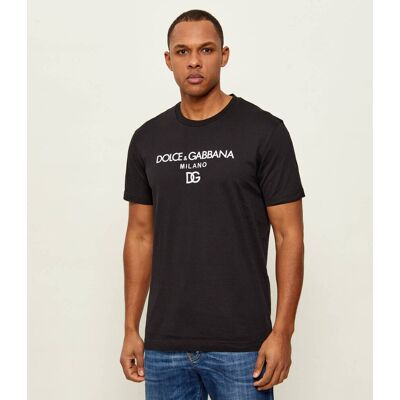 Dolce & Gabbana T-shirt Regular Fit czarny 56 Dolce & Gabbana T-shirt Regular Fit czarny 56