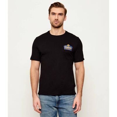 Guess Jeans T-shirt ROYAL Slim Fit czarny M Guess Jeans T-shirt ROYAL Slim Fit czarny M