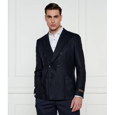 Windsor Wełniana marynarka Salino Shaped fit z dodatkiem kaszmiru granatowy 50 Windsor Wełniana marynarka Salino Shaped fit z dodatkiem kaszmiru granatowy 50