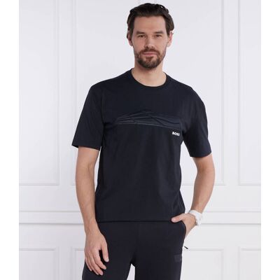 Boss GREEN T-shirt Tee Titanium Regular Fit granatowy S Boss GREEN T-shirt Tee Titanium Regular Fit granatowy S