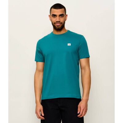 Calvin Klein Jeans T-shirt Classic fit morski XXL Calvin Klein Jeans T-shirt Classic fit morski XXL