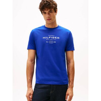 Tommy Hilfiger T-shirt Regular Fit niebieski XL Tommy Hilfiger T-shirt Regular Fit niebieski XL