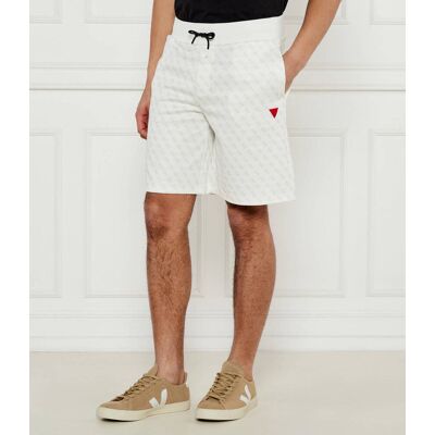 Guess ACTIVE Szorty KORBIN Regular Fit biały XXL Guess ACTIVE Szorty KORBIN Regular Fit biały XXL